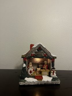 Vintage Rare Ceramic Santa And Mrs. Claus