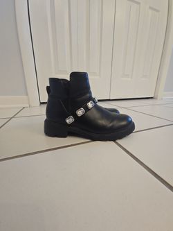 Girls Black Boots