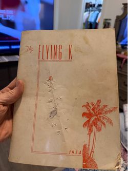 1954 Kinloch park yearbook