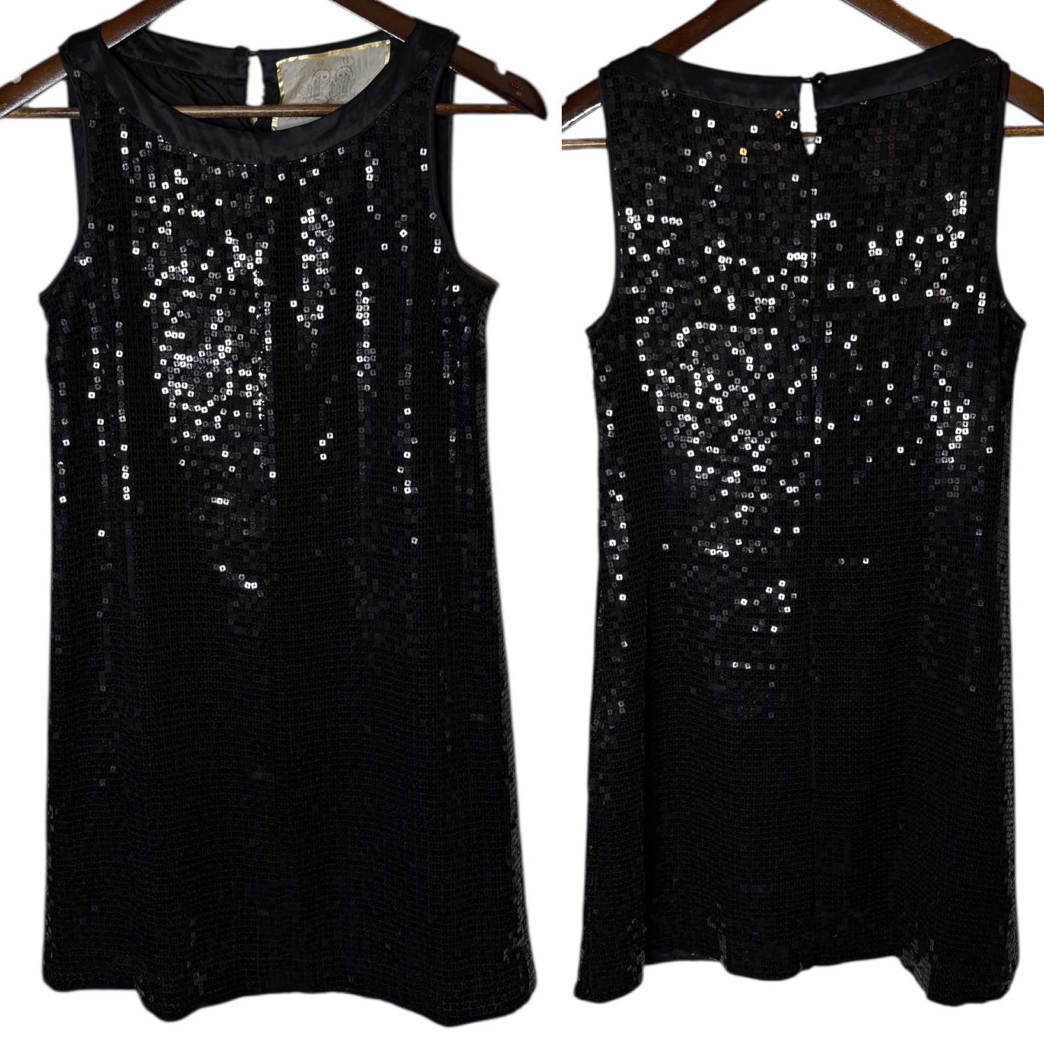 For Love and Liberty Johnny Was Women’s Black Sequin Mini Dress