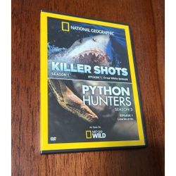 National Geographic best of Killer Shots S1 Ep 1 & Python Hunters S3 Ep1 DVD