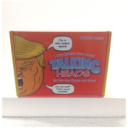 Talking Head 'POTUS Edition - Trump' Interactive Plush Toy *NIB*