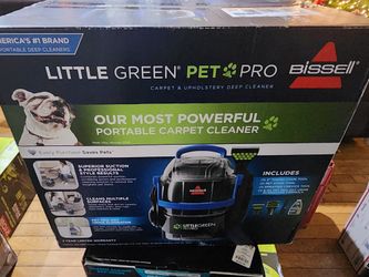 BISSELL Little Green Pet Pro Portable Carpet Cleaner - (BRAND NEW)