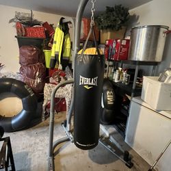 punching bag and Stand