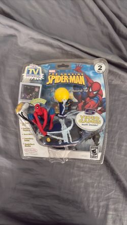 Collectable spiderman game and controller