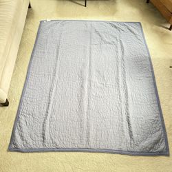 Restoration Hardware Full/Queen Duvet And 2 Standard Shams Dark Grey