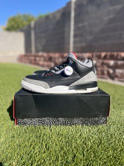 Size 13 - Jordan 3 Retro OG Mid Black Cement
