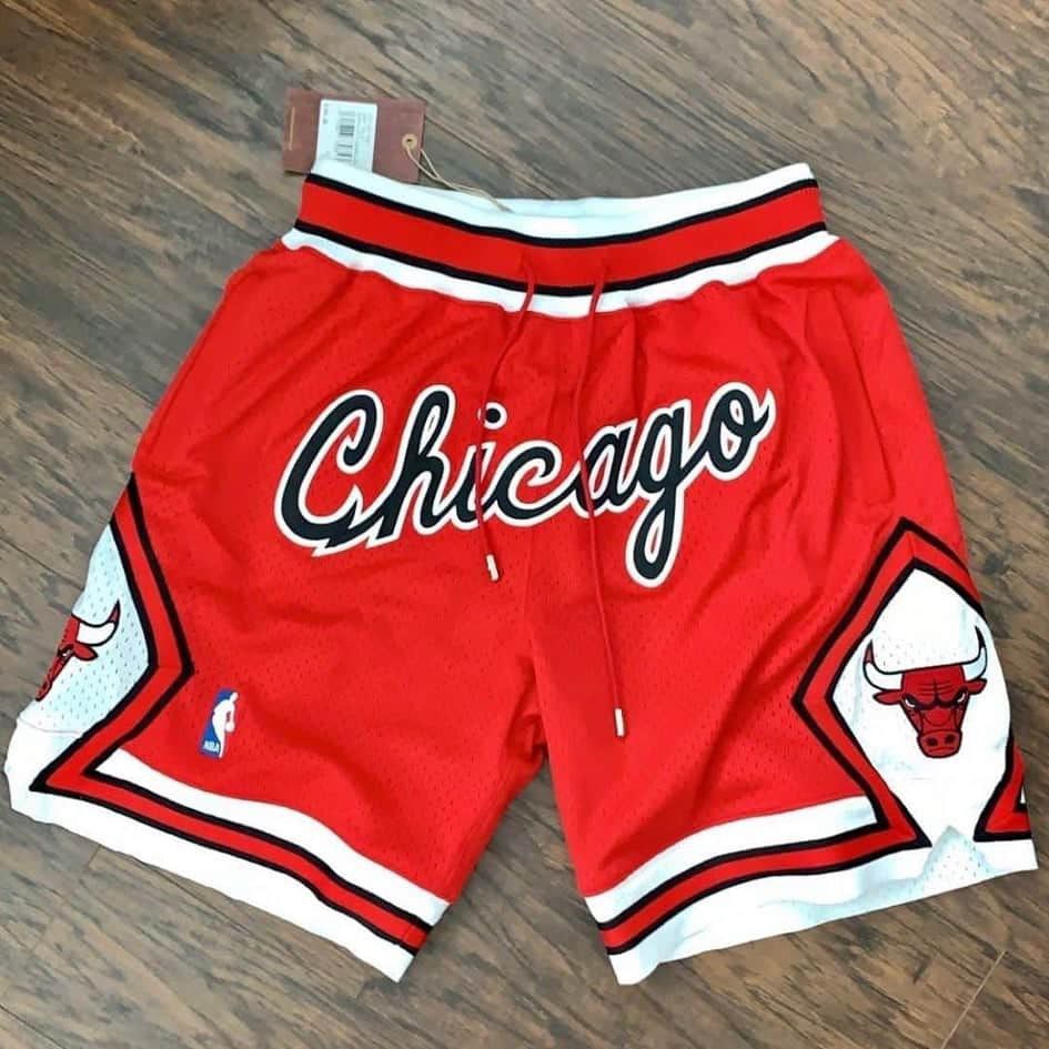 just don chicago bulls shorts white