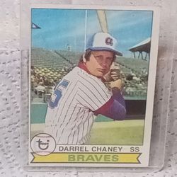 1976 Topps Atlanta Braves Darrell Chaney .