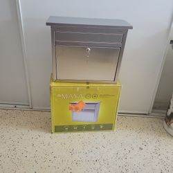 The Maya Wall Mounted Stainless Steel Mailbox