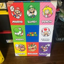Super Mario Canvas Frame