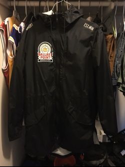 Black Trench Coat w/ Ballast Point Patch