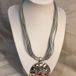 Jules 7 Cords & Pendant Necklace