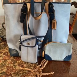 Coach Tote Bag Set