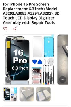 iPhone 16 pro screen replacement