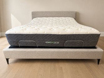 GhostBed Luxe King Cooling Memory Foam Mattress, Premium