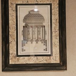 Picture Architecture In Heavy Wood Frame