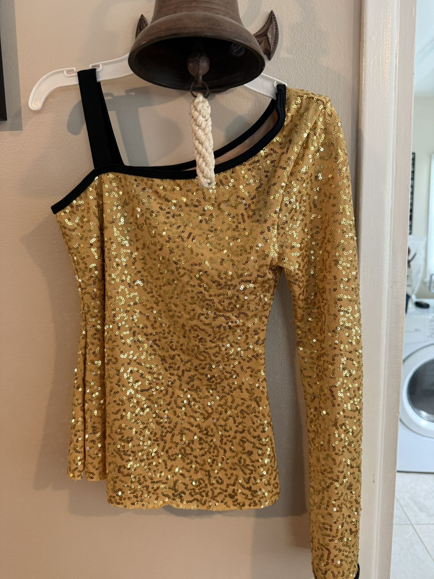 Gold Dance Costume Top