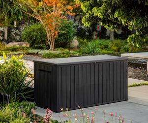 Keter 170 Gal. Resin Deck Box Large Indoor/ Outdoor Storage