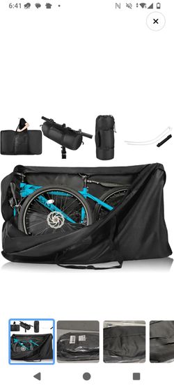 Heavy Duty 840D Bike Travel Bag - Waterproof Bicycle Storage & Airplane Carrying Case