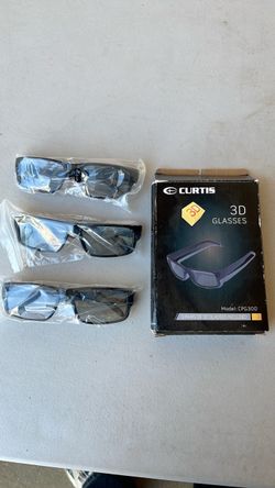 Curtis CPG300 3D Glasses – 3 Pairs