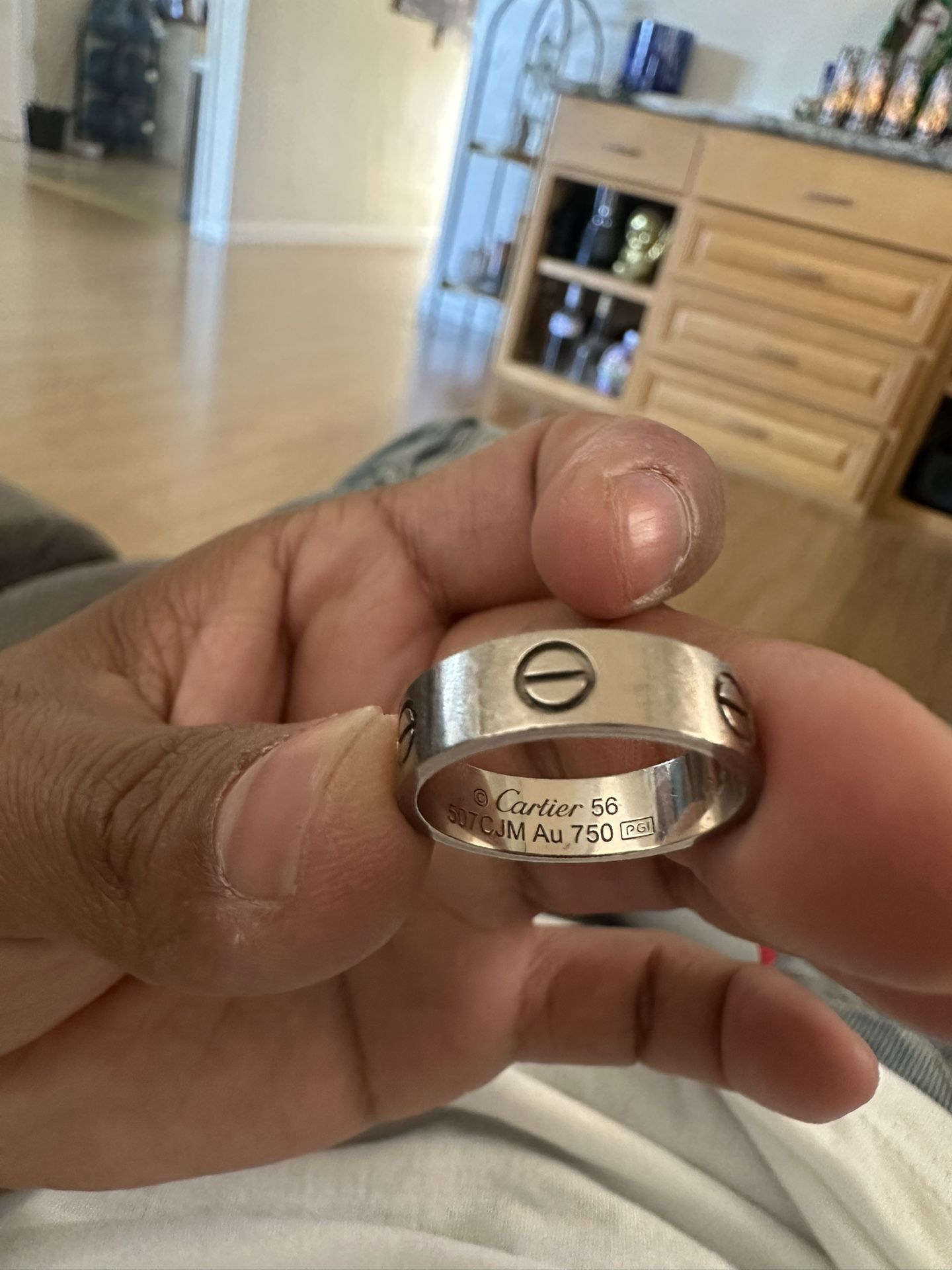 Cartier Ring  56. 750 