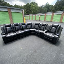 Power Reclining Sectional Sofa