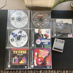 7 PS1/PlayStation Games + PS1/PlayStation GameShark