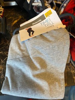 New Time and Tru Maternity Leggings with Full Panel, Large (12-14)