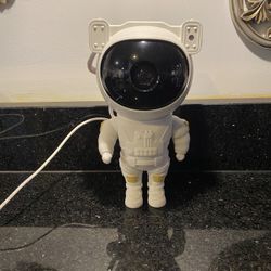 Astronaut Galaxy Projector Light Movable Head 9” with Control Buttons in Back