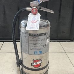 Class K Extinguisher With Certification Tag