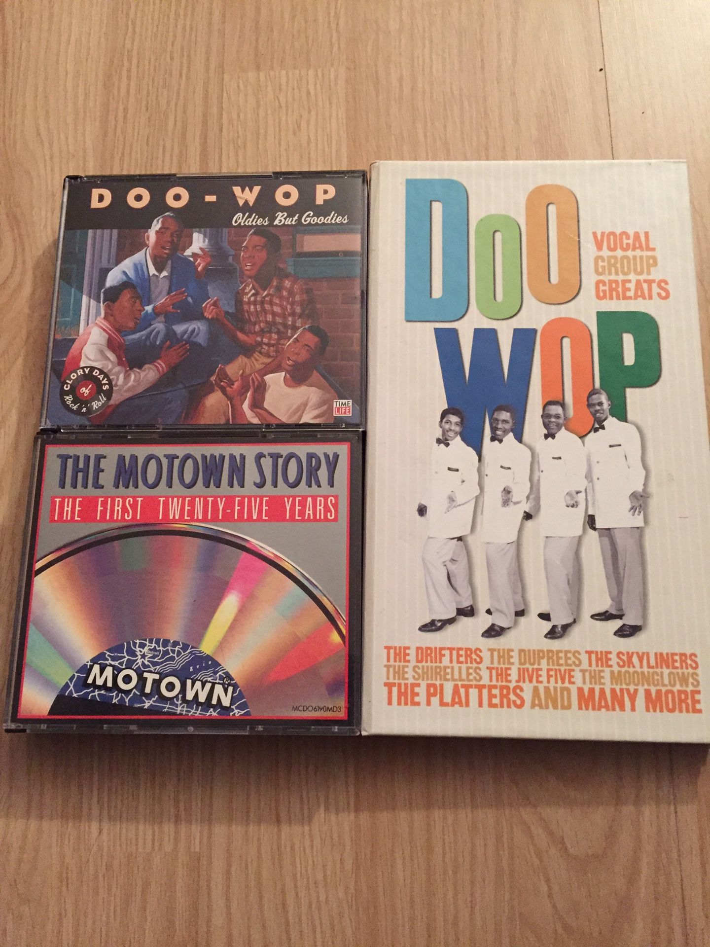 Doo wop oldies Motown story cd box sets
