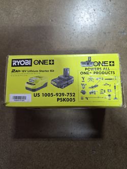 Ryobi 2Ah Lithium starter kit