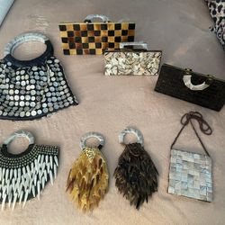 Shell Purses, Satin Lived High End 
