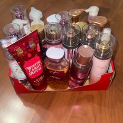 perfume, lotion, hand soap, body wash