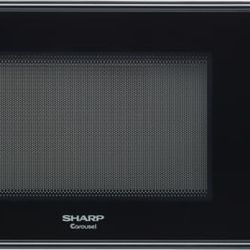 Sharp Carrousel 1.3ft Countertop Microwave 1,000W Precise Cook Sensor Technology Auto Defrost Add 30Seconds Key 13@ Glass Turntable