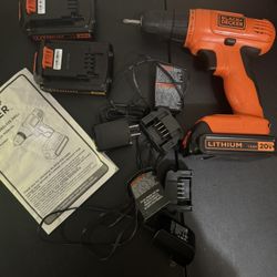 Black Decker Drill Set