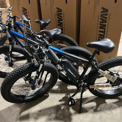 New  Fat Tire ( 24”x 4”) Electric Bike Macrove 100 