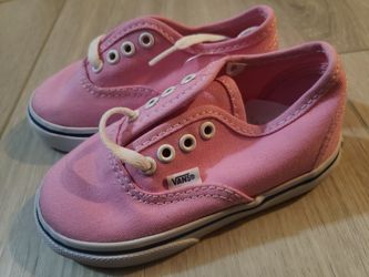 Brand New Pink Toddler Vans Shoes