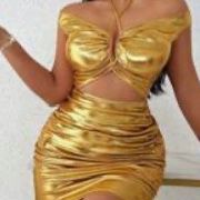 Gold Dress 