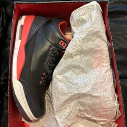 Air Jordan 3 Retro Crimson Size 9.5