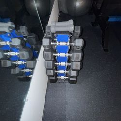 Rubber Hex Dumbbells