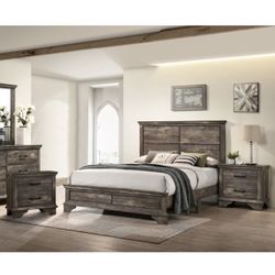 Bed Frame And Night Stand 