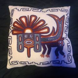 Aztec Or Inca Or Mayan Hand Made Pillows