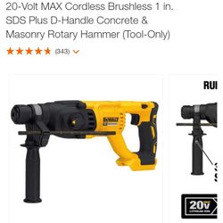 Dewalt 20v Max Xr Rotary Hammer #Dch133