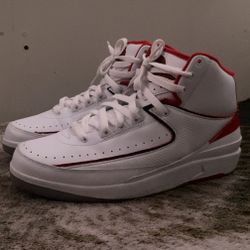 Jordan 2 Retro White Red (2014)