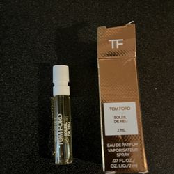 New in Box Tom Ford Soleil De Feu 2ML Perfume