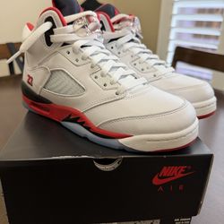 Jordan 5 Red/Fire Size 6.5Y GS