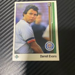 1989 Darrel Evans, Detroit Tigers 