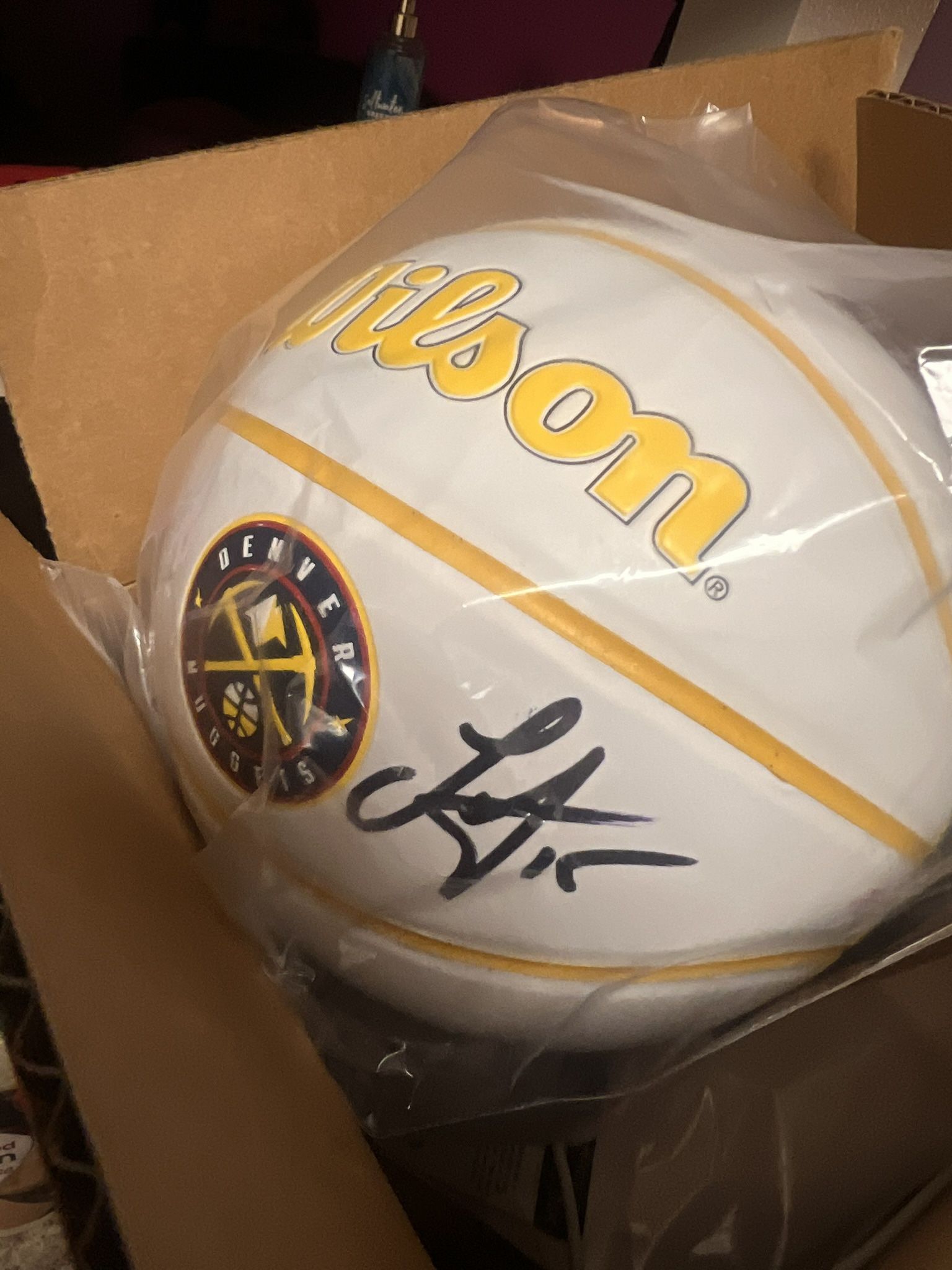 Nikola Jokic Signed Nuggets Ball